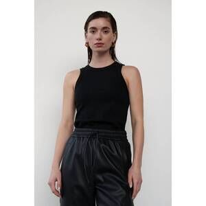 NEW WITHBLACK rita ribbed tank top in black